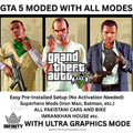 GTA 5 MODED WITH ULTRA GRAPHICS IN HARD DRIVE